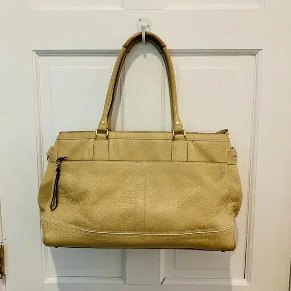 Coach Y2K 2000 Hobo Hamptons Leather Tassel Shoulder Bag No. 10529